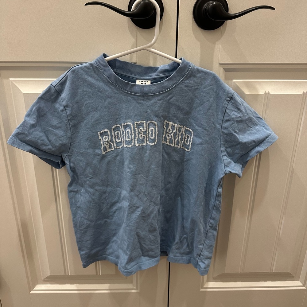 Sunday best “rodeo kid” tee